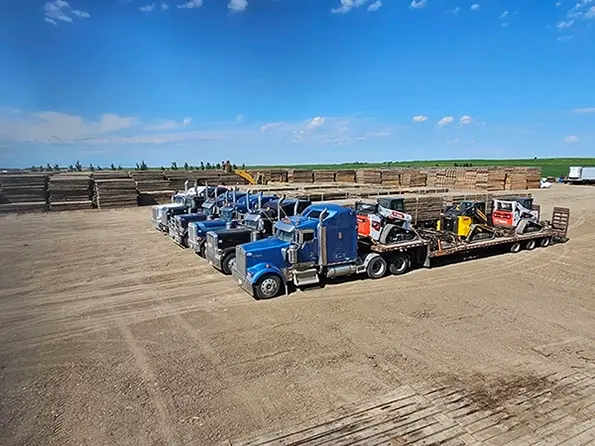 Shmittys Shwabbin access mats & rig mats stacked